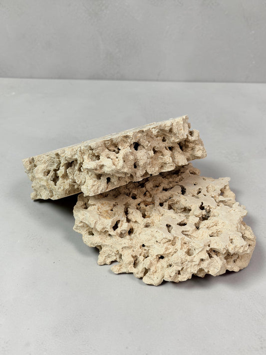 Rock Cut Stone – Set of 2 | Smooth, Flat Surfaces